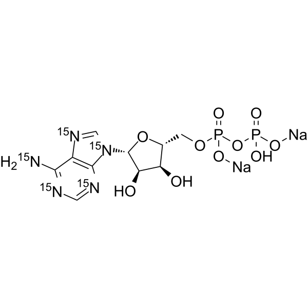 Adenosine-15N5 5′-diphosphate disodium salt (Adenosine-5′-diphosphate disodium salt)